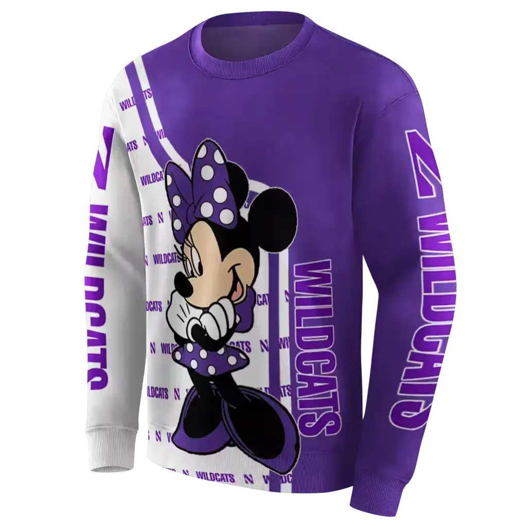 northwestern wildcats minnie mouse purple hoodie new arrival northwestern wildcats minnie mouse purple hoodie new arrival