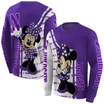 northwestern wildcats minnie mouse purple hoodie best selling