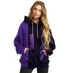northwestern wildcats monogram pattern purple hoodie best selling