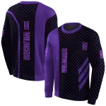 northwestern wildcats monogram pattern purple hoodie best selling