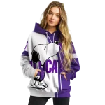 northwestern wildcats playful snoopy purple hoodie best selling