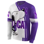 northwestern wildcats playful snoopy purple hoodie best selling