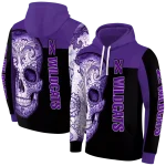 northwestern wildcats sugar skull purple black hoodie best selling
