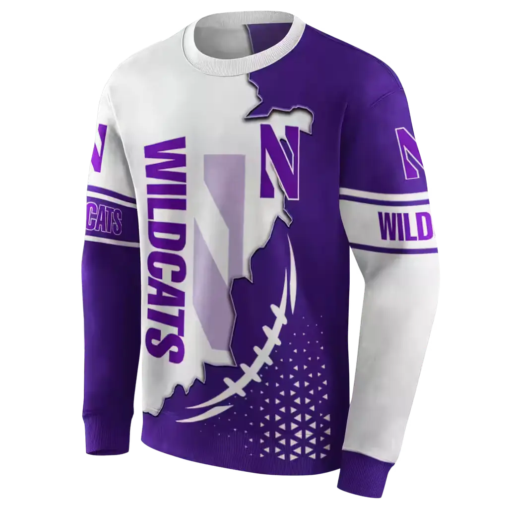 northwestern wildcats triangular pattern purple white hoodie new arrival northwestern wildcats triangular pattern purple white hoodie new arrival