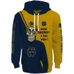 notre dame fighting irish achmed skull navy hoodie best selling