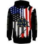 notre dame fighting irish american pride black hoodie best selling