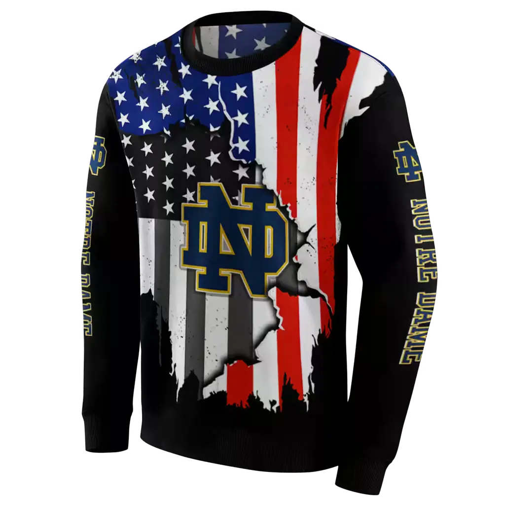 notre dame fighting irish american pride black hoodie new arrival notre dame fighting irish american pride black hoodie new arrival