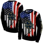 notre dame fighting irish american pride black hoodie best selling
