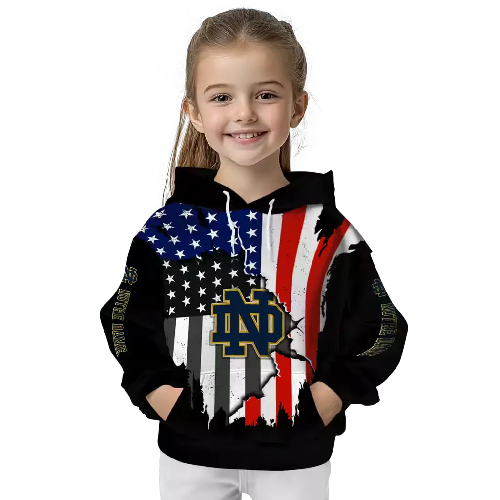notre dame fighting irish american pride black hoodie top rated notre dame fighting irish american pride black hoodie top rated
