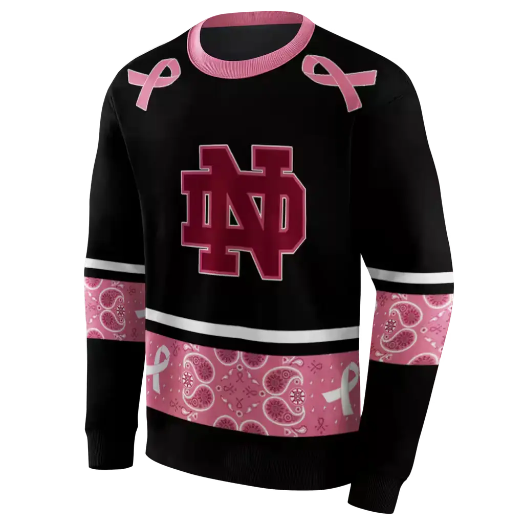 notre dame fighting irish awareness ribbon black pink hoodie new arrival notre dame fighting irish awareness ribbon black pink hoodie new arrival