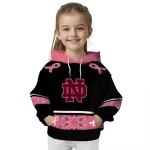 notre dame fighting irish awareness ribbon black pink hoodie best selling