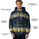 notre dame fighting irish christmas trees navy hoodie best selling