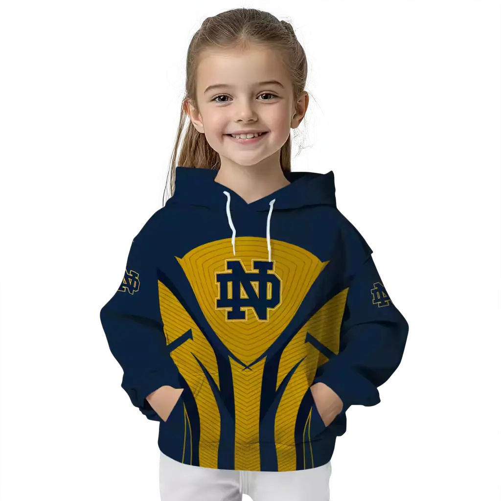 notre dame fighting irish concentric lines navy black hoodie top rated notre dame fighting irish concentric lines navy black hoodie top rated
