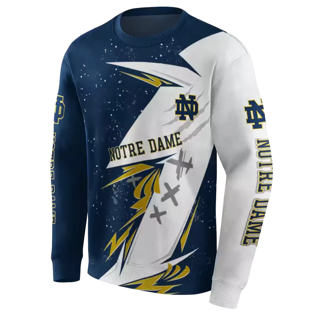notre dame fighting irish dynamic slash navy white hoodie new arrival notre dame fighting irish dynamic slash navy white hoodie new arrival