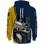 notre dame fighting irish jack skellington navy hoodie best selling