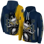 notre dame fighting irish jack skellington navy hoodie best selling