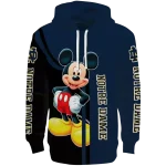 notre dame fighting irish mickey mouse navy black hoodie best selling