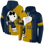 notre dame fighting irish playful snoopy navy hoodie best selling