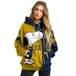 notre dame fighting irish playful snoopy navy hoodie best selling