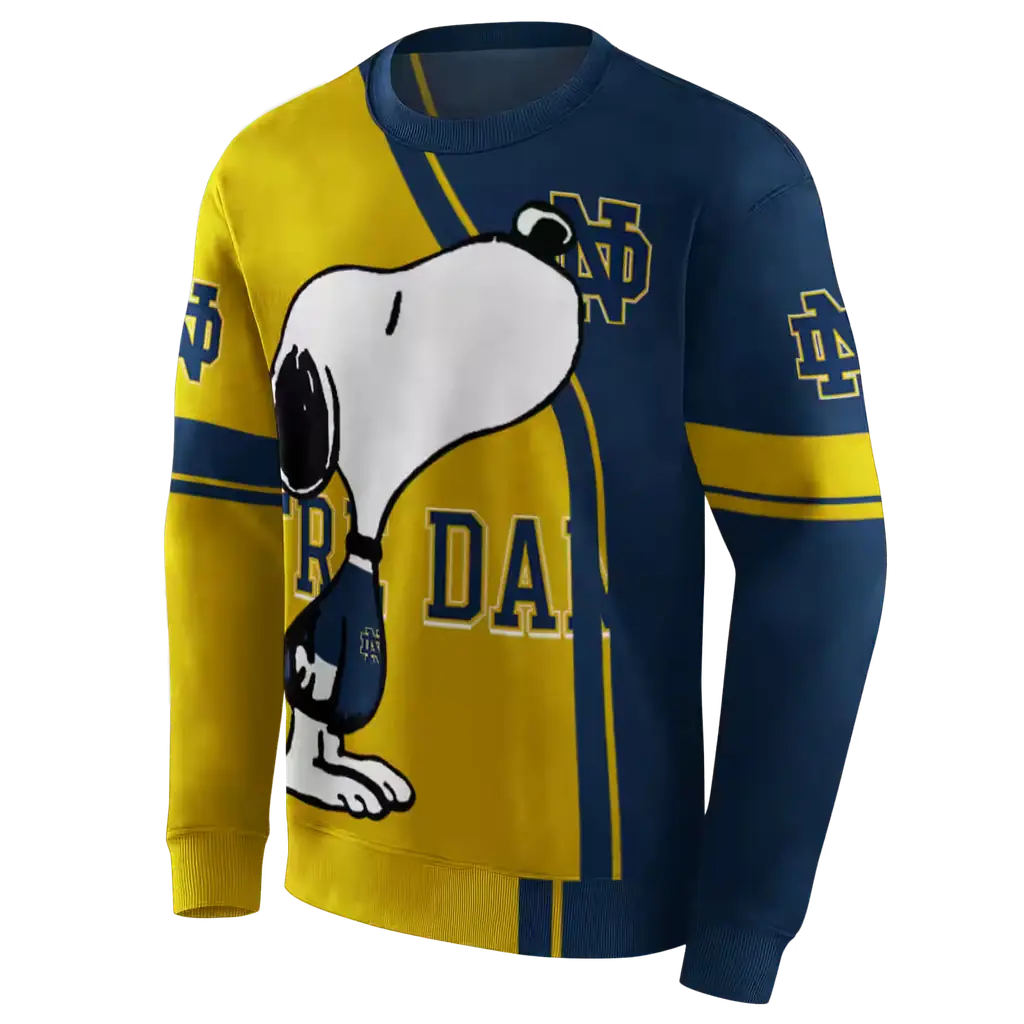 notre dame fighting irish playful snoopy navy hoodie new arrival notre dame fighting irish playful snoopy navy hoodie new arrival
