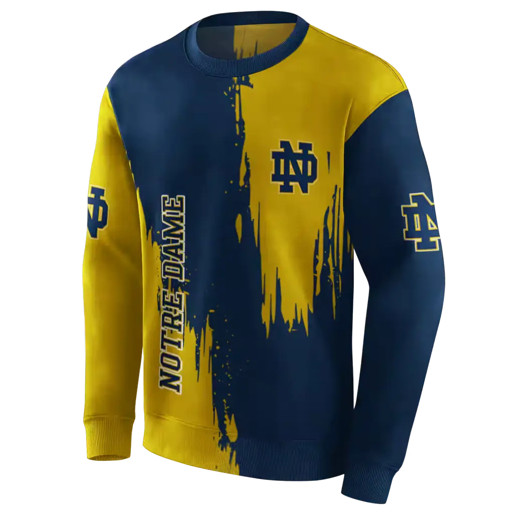 notre dame fighting irish splatter effect navy hoodie new arrival notre dame fighting irish splatter effect navy hoodie new arrival