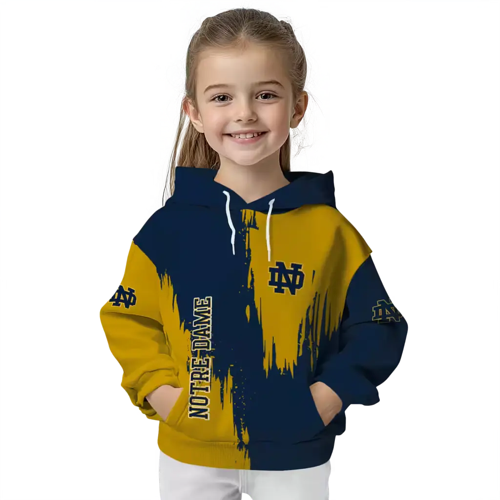 notre dame fighting irish splatter effect navy hoodie top rated notre dame fighting irish splatter effect navy hoodie top rated