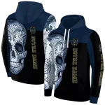 notre dame fighting irish sugar skull navy black hoodie best selling