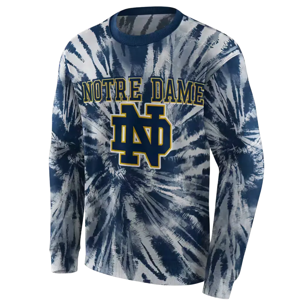 notre dame fighting irish tie dye pattern navy hoodie new arrival notre dame fighting irish tie dye pattern navy hoodie new arrival