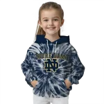 notre dame fighting irish tie dye pattern navy hoodie best selling