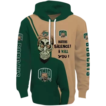 ohio bobcats achmed skull green hoodie best selling