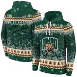 ohio bobcats christmas trees green hoodie best selling