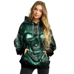 ohio bobcats demonic skull green black hoodie best selling