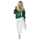 ohio bobcats football heartbeat green hoodie best selling