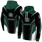ohio bobcats futuristic pattern green black hoodie best selling