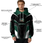 ohio bobcats futuristic pattern green black hoodie best selling