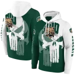 ohio bobcats graphic punisher green white hoodie best selling