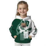 ohio bobcats graphic punisher green white hoodie best selling