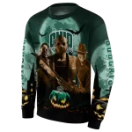 ohio bobcats halloween vibes green black hoodie best selling