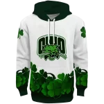 ohio bobcats lucky motif white green hoodie best selling