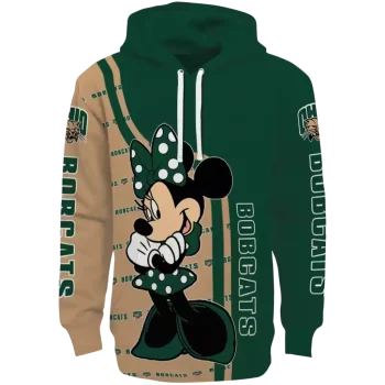 ohio bobcats minnie mouse green hoodie best selling