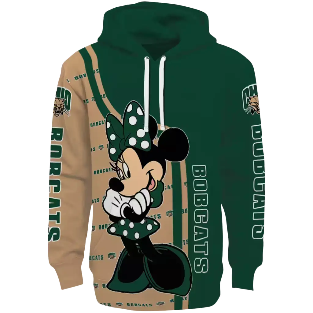ohio bobcats minnie mouse green hoodie best selling ohio bobcats minnie mouse green hoodie best selling