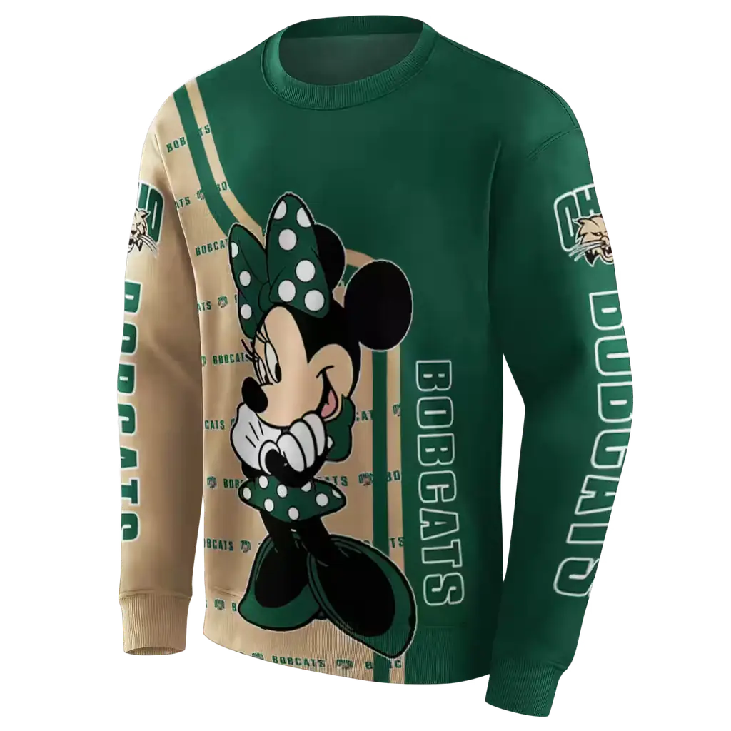 ohio bobcats minnie mouse green hoodie new arrival ohio bobcats minnie mouse green hoodie new arrival