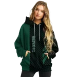 ohio bobcats monogram pattern green hoodie best selling
