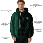 ohio bobcats monogram pattern green hoodie best selling