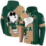 ohio bobcats playful snoopy green hoodie best selling