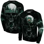 ohio bobcats skull artwork green black hoodie best selling
