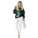 ohio bobcats skull motif green black hoodie best selling