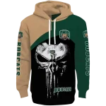 ohio bobcats skull punisher tan black hoodie best selling