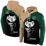 ohio bobcats skull punisher tan black hoodie best selling