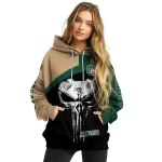 ohio bobcats skull punisher tan black hoodie best selling